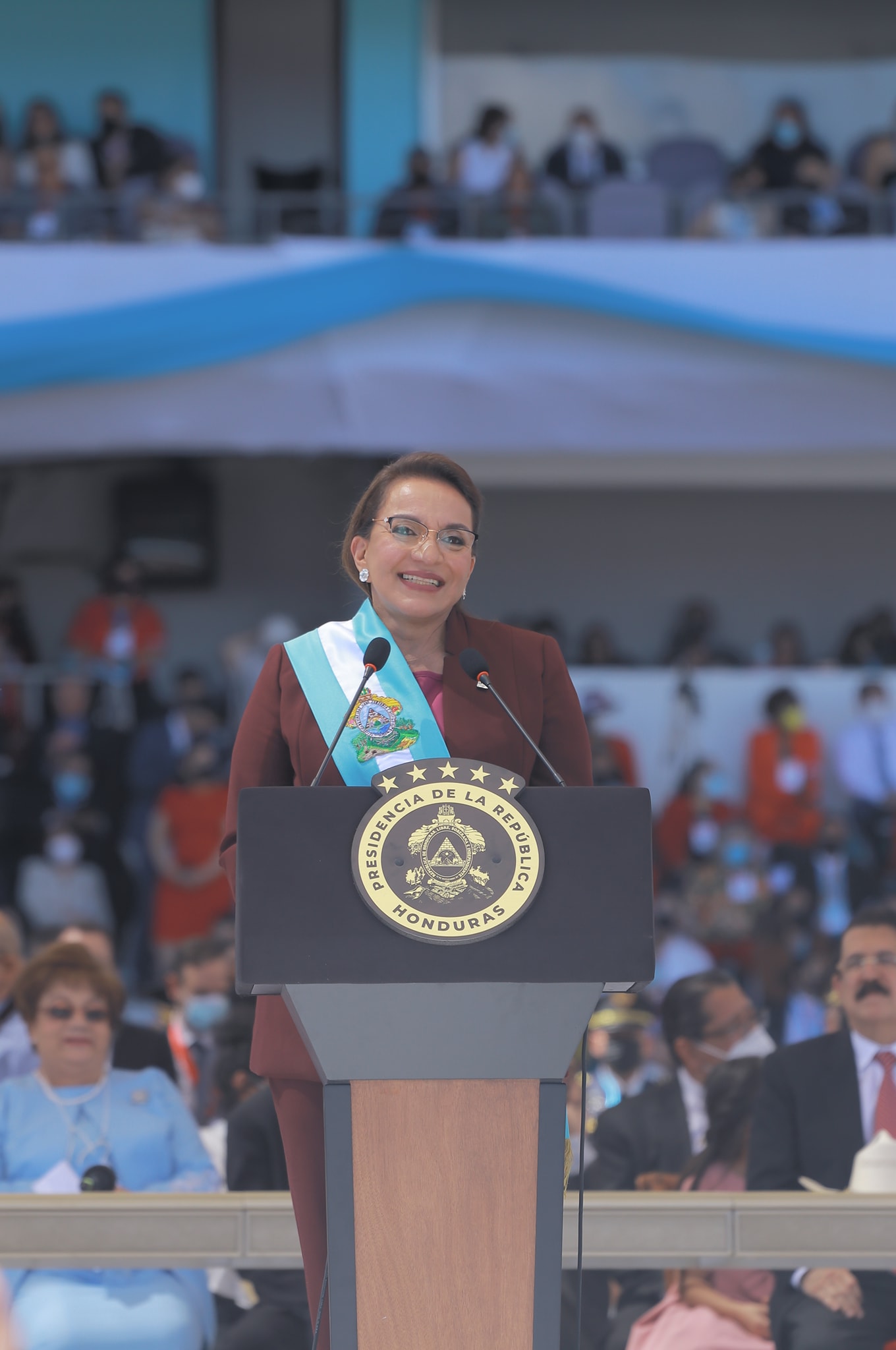 Xiomara Castro at inauguration