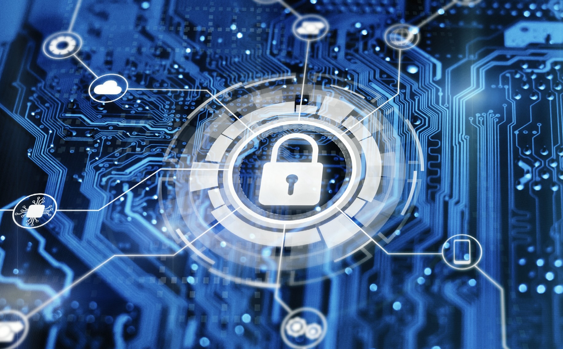 Cyberspace lock image