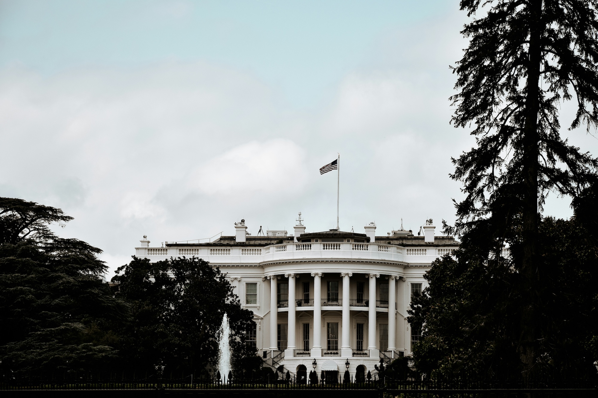 White House entrance