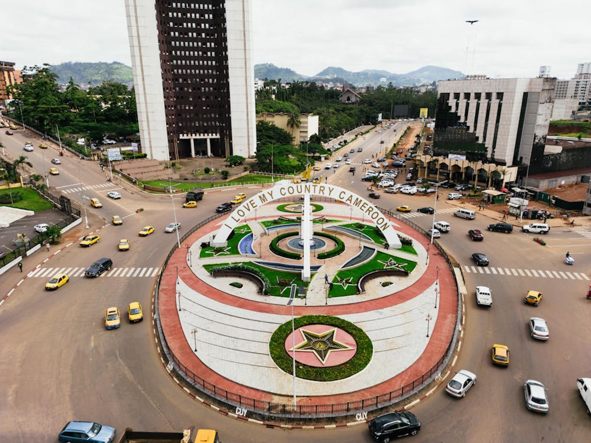 Roundabout in Cameroon