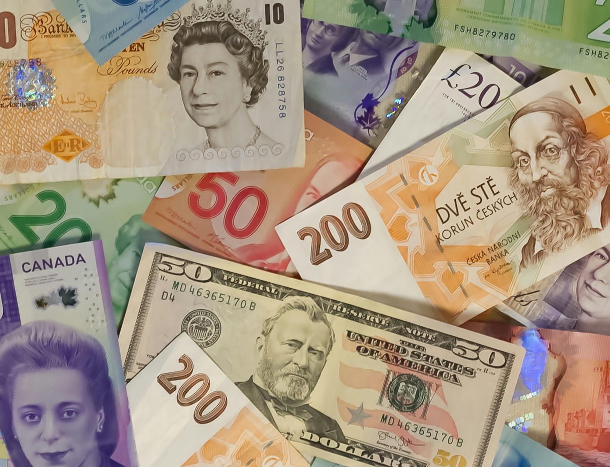Multiple countries currency