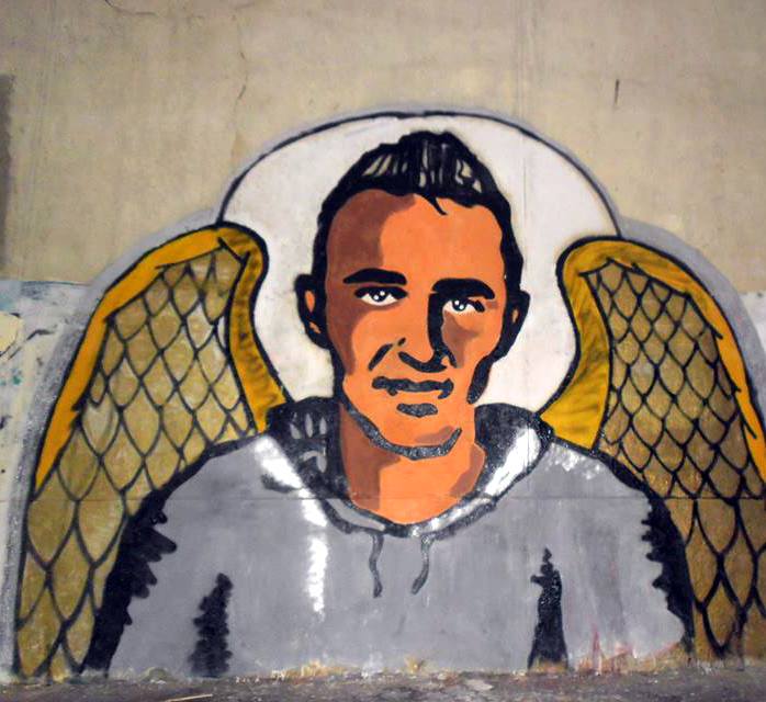 Graffiti of Khaled Mohamed Saeed