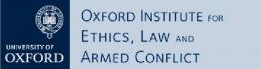 Oxford Institute for Ethics, Law and Armed Conflict logo