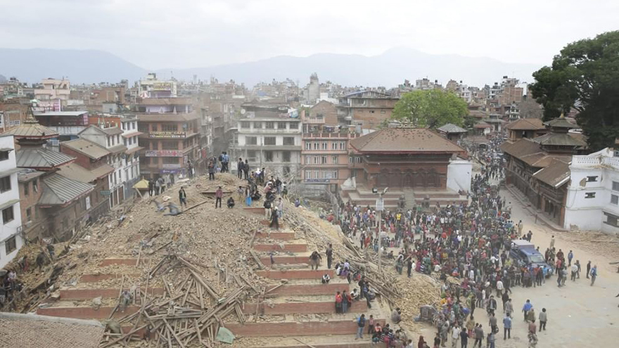 Kathmandu after earthquake