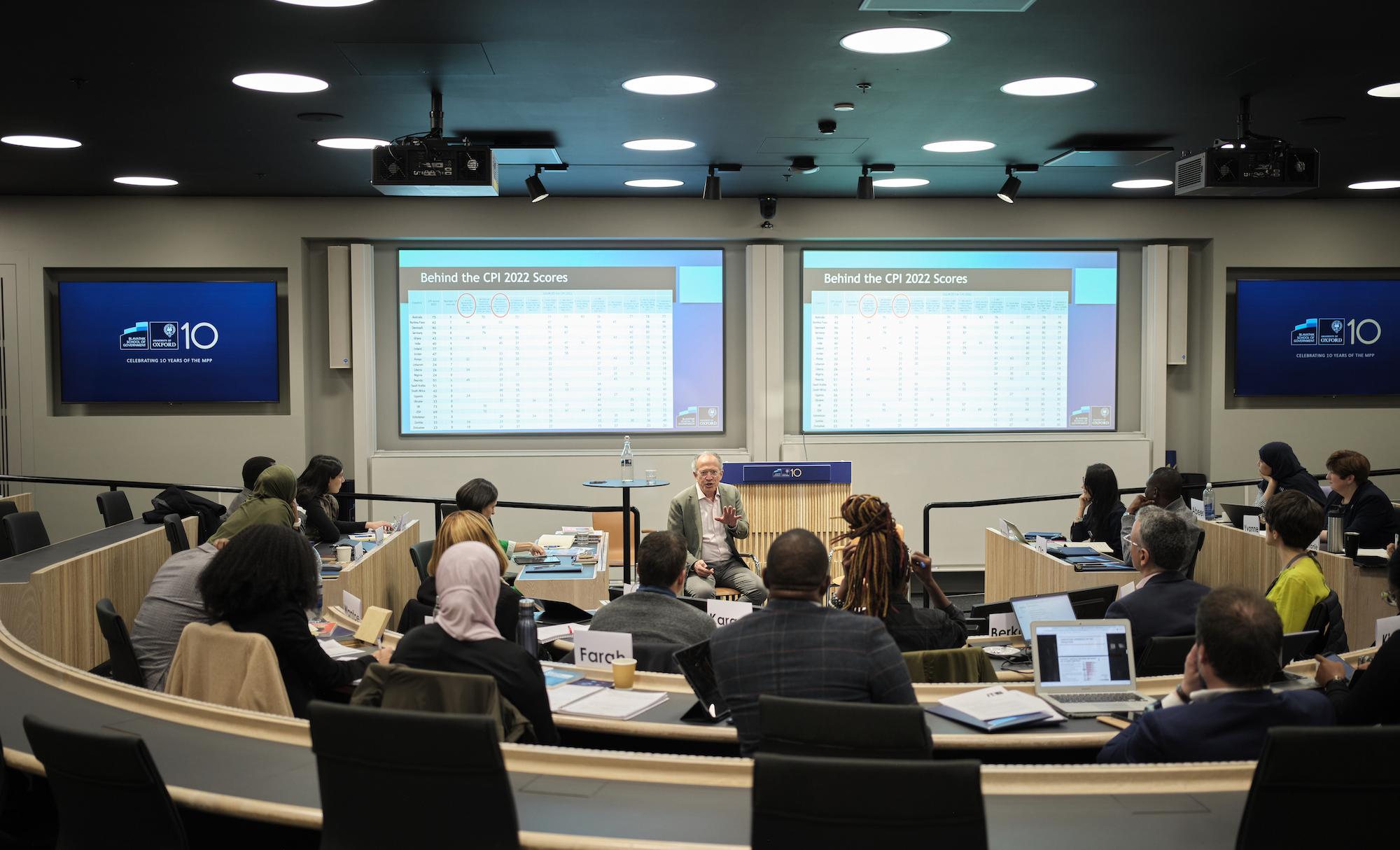 Students in lecture theatre
