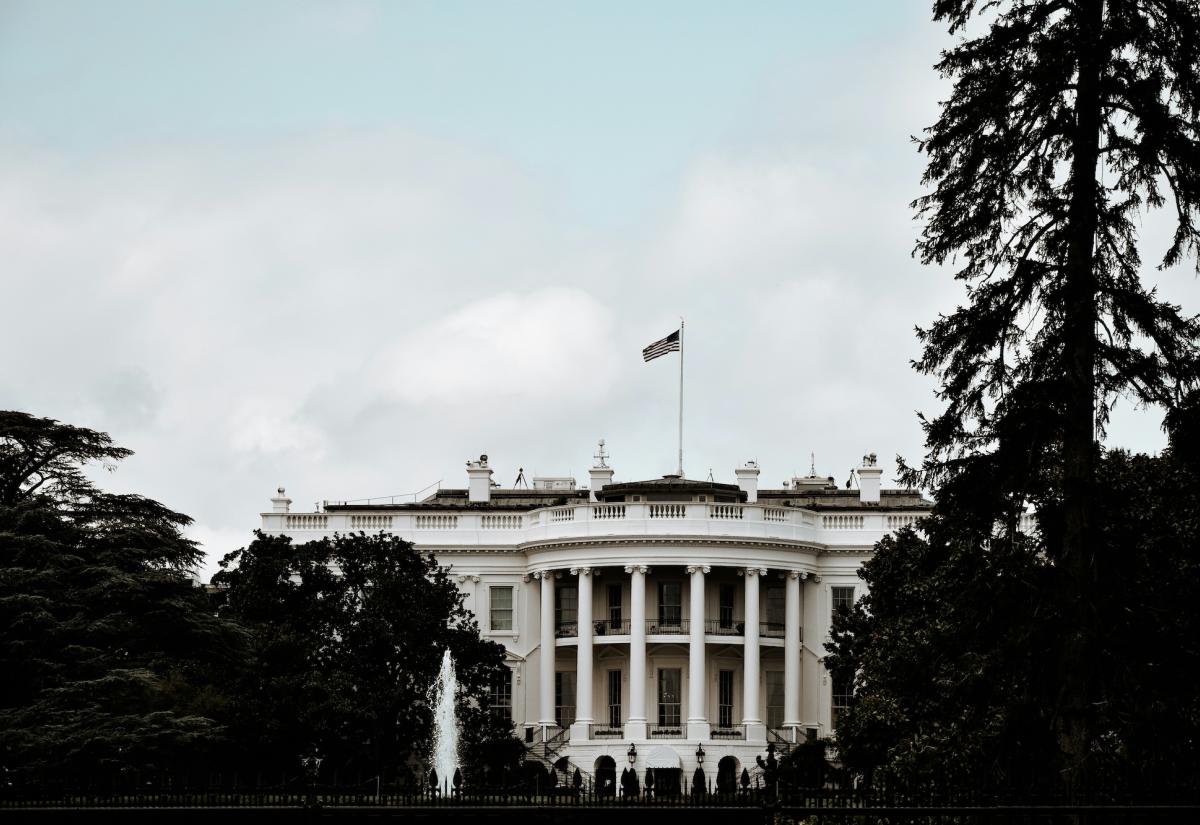 White House entrance