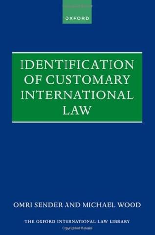 Book cover for Indentification of customary international law