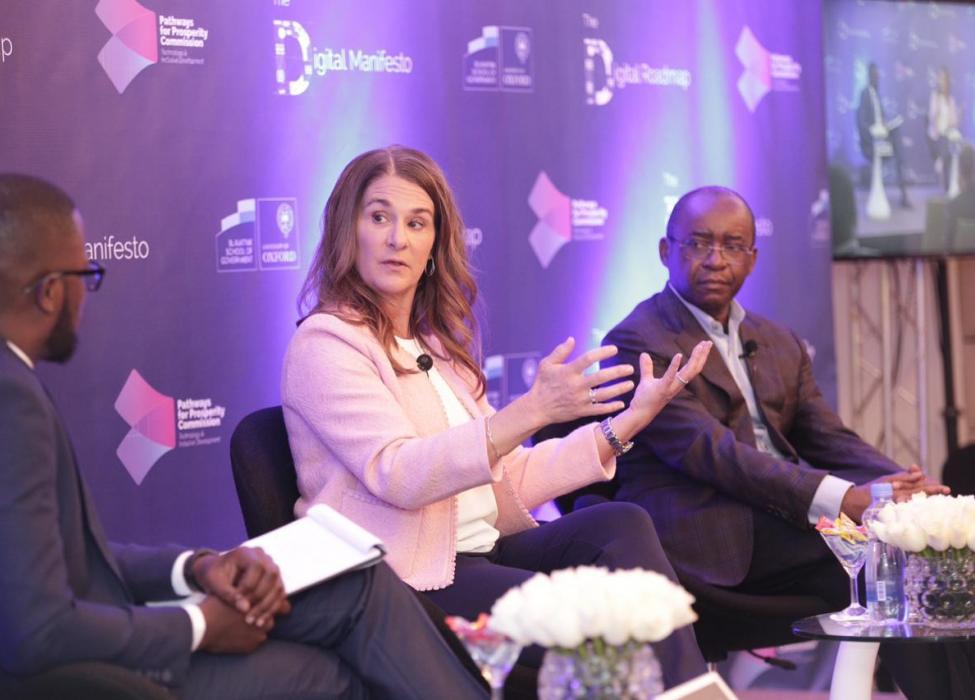 Melinda Gates and Strive Masiwiya